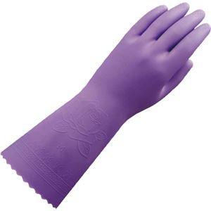 〔まとめ〕 ショーワグローブ ビニトップ厚手手袋 M バイオレット 132-MV 1セット (10双...