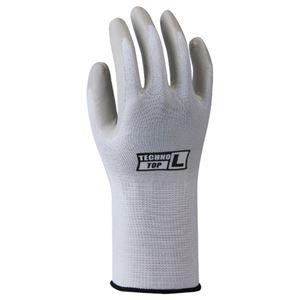 (まとめ) 川西工業 テクノトップ M 白×グレー #2983-M 1双 〔×20セット〕