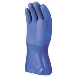 (まとめ) 川西工業 耐油マックス L ブルー #2300-L 1双 〔×15セット〕