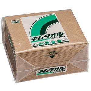 （まとめ） 日本製紙クレシア キムタオル 4つ折り ブラウン ポリパック 61040 1セット（25...