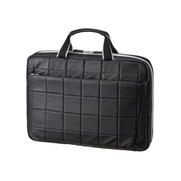 (まとめ)サンワサプライ 衝撃吸収PCケース(13.3型ワイド) BAG-P21BK2〔×2セット〕