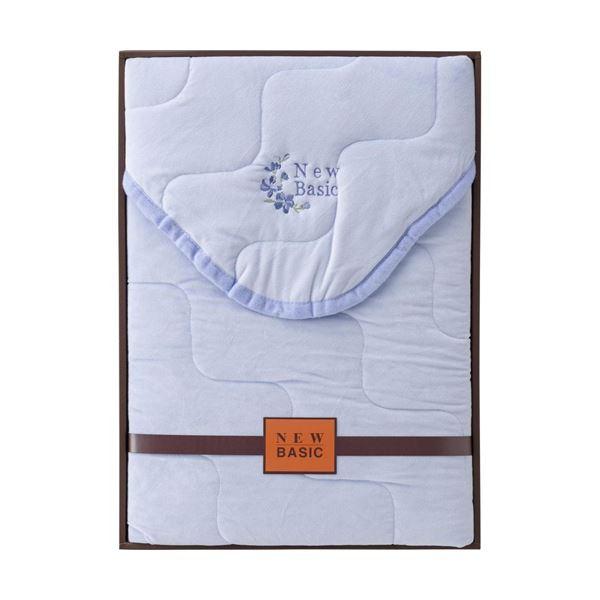 ニューベーシックふわとろパウダータッチ敷きパット ブルー B1136554