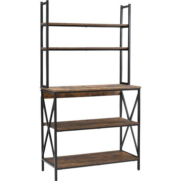 ラック 収納棚 オープンラック シェルフ 幅90cm スチール アイアン ヴィンテージ VIN 組立...