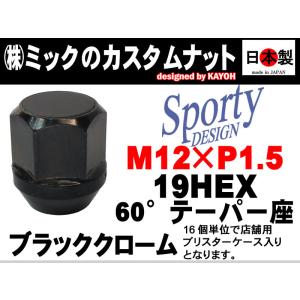 カスタムナット 貫通 1個 アルミ板仕様 袋 60° P1.5 ブラック 日本製 ２面幅19mm ス...