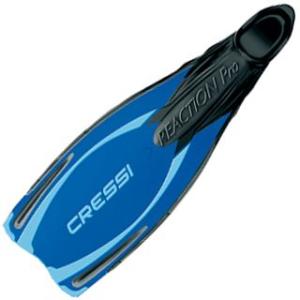 [ Cressi ] クレッシー リアクションプロ フィン (ブルー x クリアブルー)