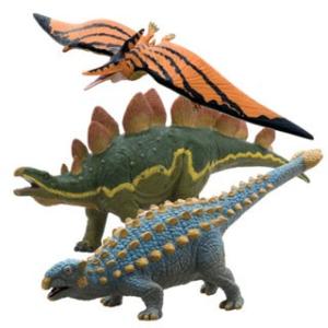 [ フェバリット ] DINOSAUR ダイナソー ビニールモデル個性派恐竜3体セット(FD305-...