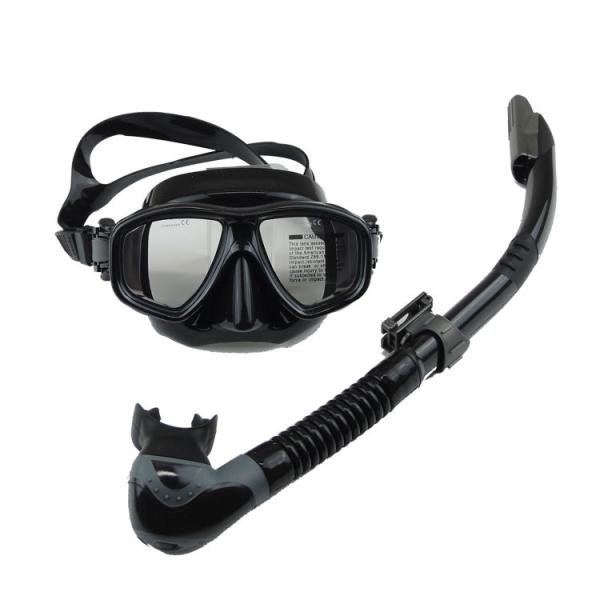 [ PRODIVE ] シュノーケルセット シュノーケリング2点セット [男女兼用 ] シュノーケリ...