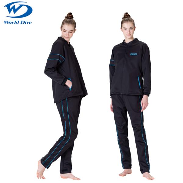 [ World Dive ] ウイメンズ・サーマル ジャケット + パンツ WWSJK + WWSB...