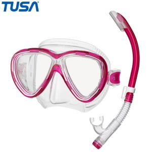 [ TUSA ] M211S フリーダムワンプロ + SP451 スノーケル 軽器材2点セット ダイビング用 マスク スノーケル 2点デット｜エムアイシー21