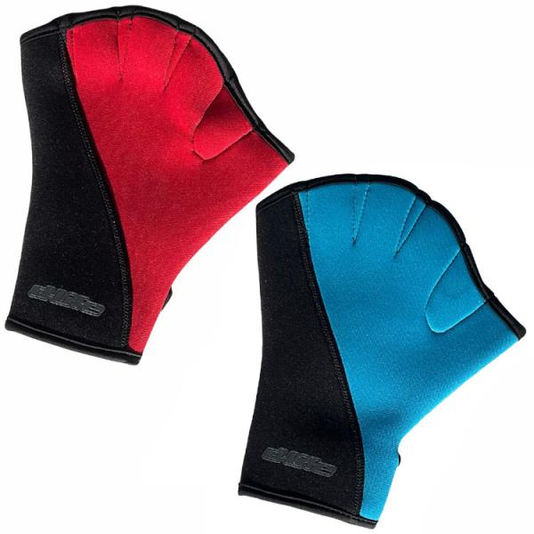 [ BCC ] dlife スイムグローブ (ブラック/ブルー) 水かき付きグローブ パドルグローブ