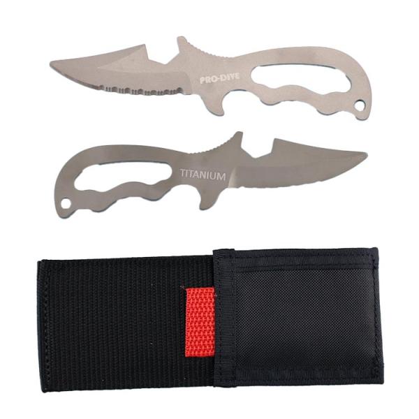 [ PRODIVE ] TITANIUM KNIFE w/14mm OPEN SPANNER チタニ...