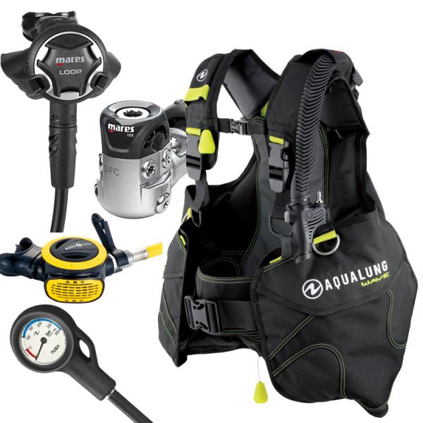 [ AQUALUNG ] アクアラング ウェーブ AQUALUNG WAVE BC + レギュ ルー...