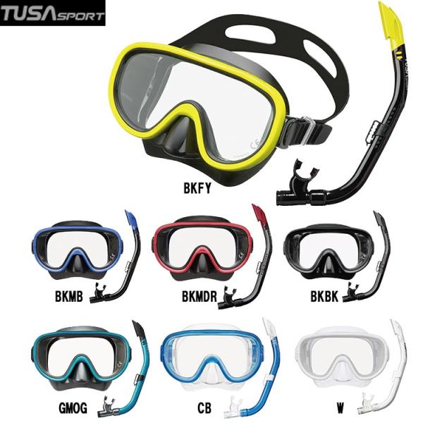 [ TUSA Sport ] シュノーケリングセット2点（大人用）UC0110