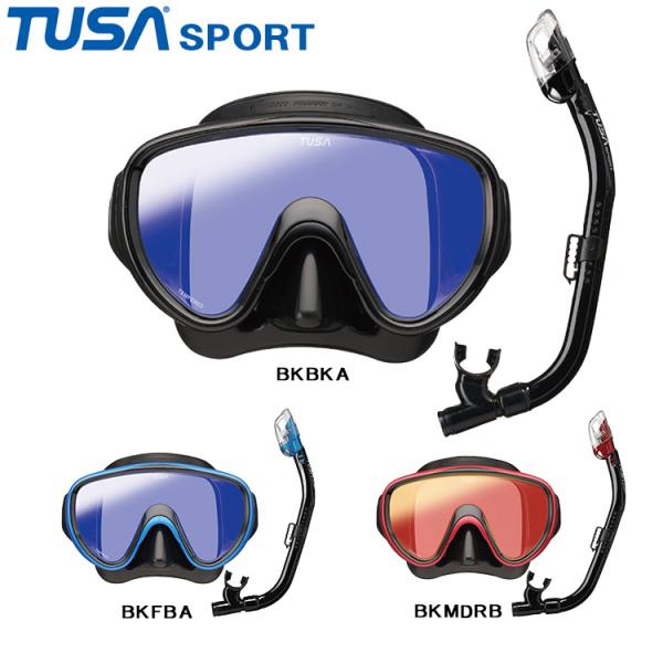 [ tusa sport ] シュノーケリングセット2点（大人用）UC0118M