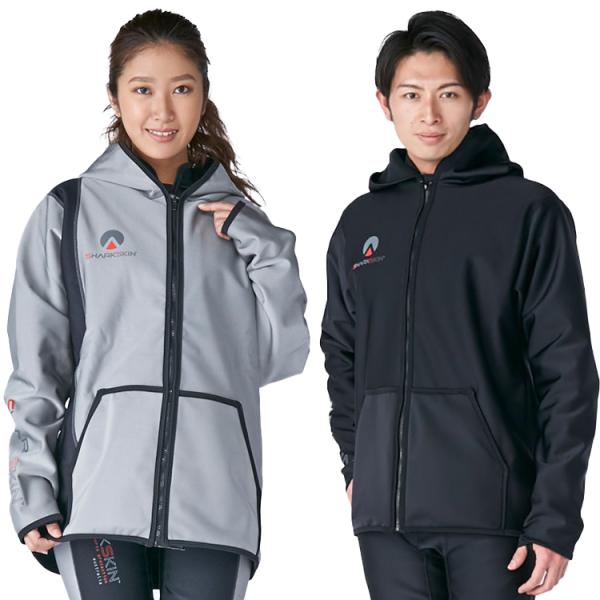 [ SHARKSKIN ] シャークスキン チルプルーフ フードジャケット ボートコート ダイビング...