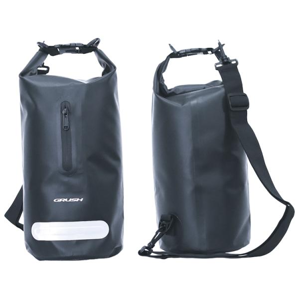 [ GRUSH ] ジップポケット付きドライバッグ [ 5L ]
