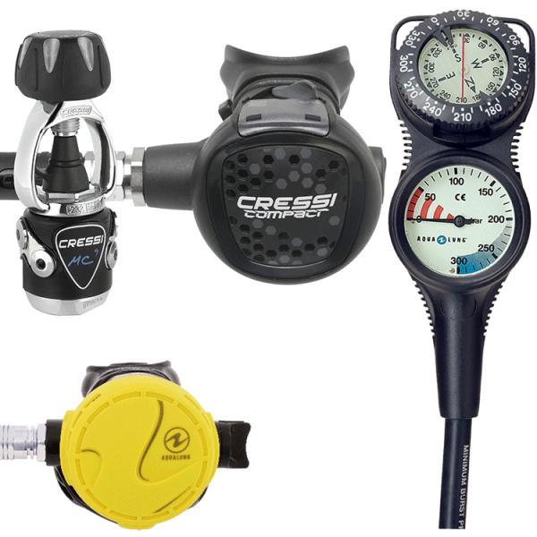 [ クレッシー ] CRESSI MC9/COMPACT 重器材3点セット