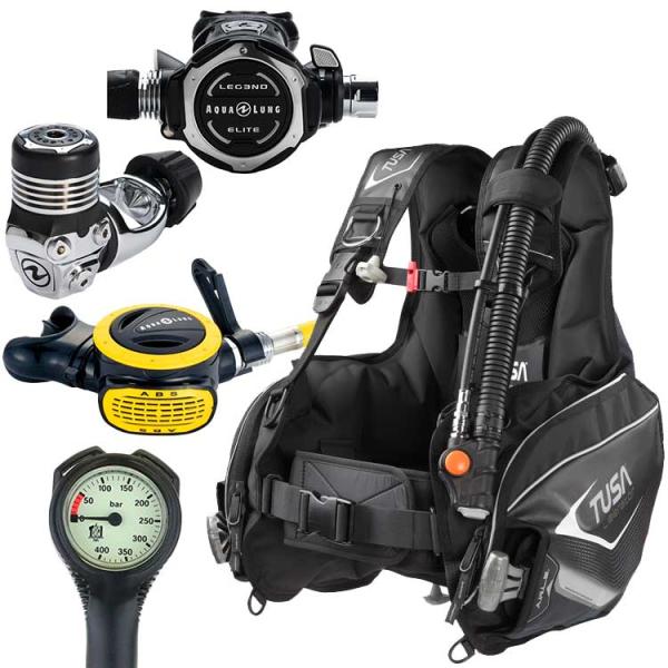 [ TUSA ] BC0103B +  アクアラング レジェンド ELITE 重器材4点セット