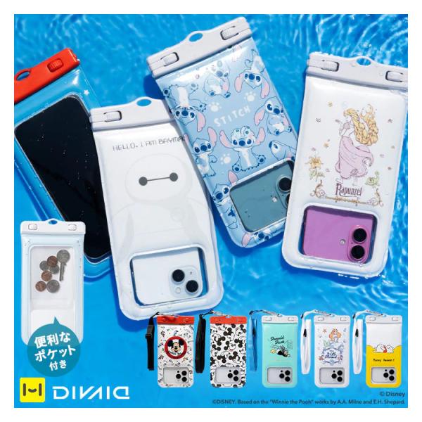 [ DIVAID ] ディバイド ディズニー / Disney 防水ケース フローティング [各種ス...