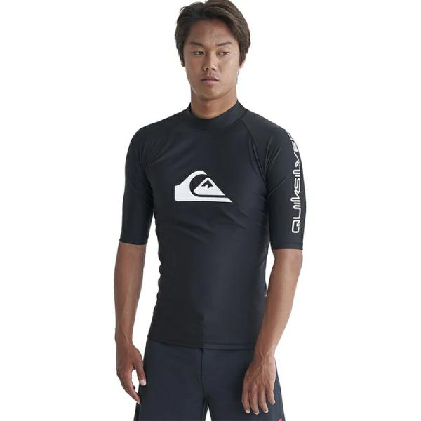 [ QUIKSILVER ] QUIKSILVER メンズ ALL TIME SR 半袖ラッシュガー...