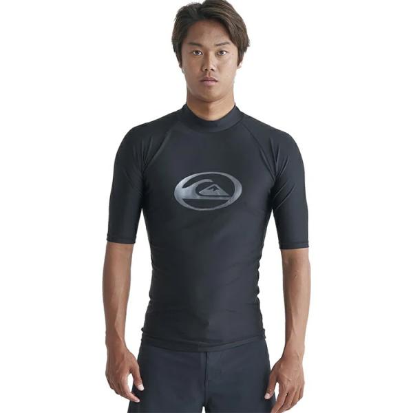 [ QUIKSILVER ] メンズ SATURN SR 半袖ラッシュガード 速乾 UV CUT U...