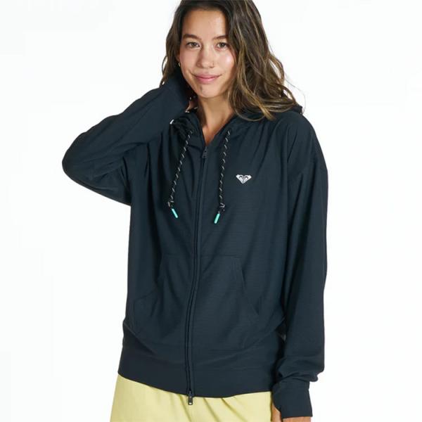 [ ROXY ] ロキシー DRYWELL HOODIE フェイスガード ラッシュガード /UVカッ...