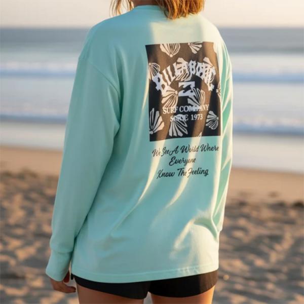 [ BILLABONG ] ビラボン ウィメンズ MORFY （UPF50+）SQUARE LOGO...