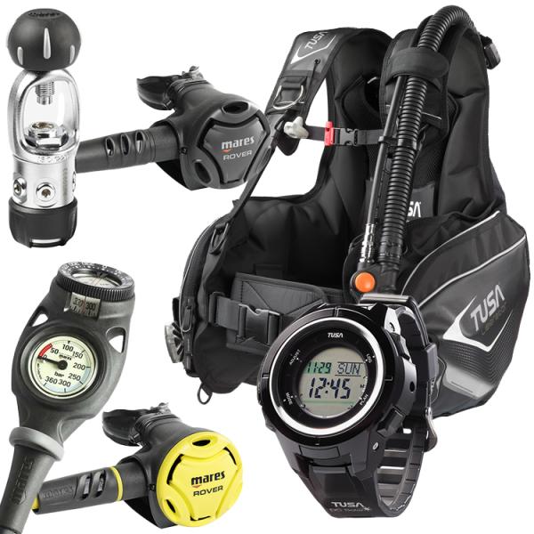 [ TUSA ] BC0103B + ROVER 2S + ダイブコンピュータ ( IQ1203 )...