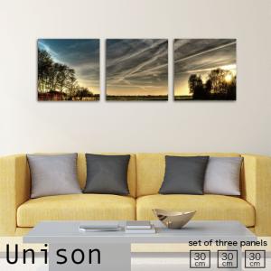 アートパネル 月 夜 夜景 湖 ブルー 幻想 風景 景色 自然 空 山