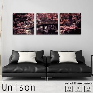 アートパネル 水中 魚 海 海中 島 アクア 群れ ブルー 風景 自然