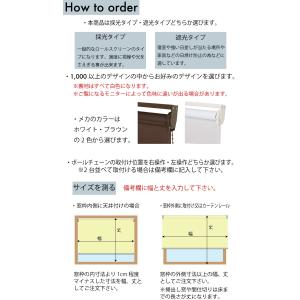ロールスクリーン Rise 遮光 ストライプ ...の詳細画像3