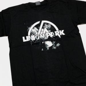 リンキンパークLinkin Park ロックバンドTシャツ ブラック　モノクロ　シンプル