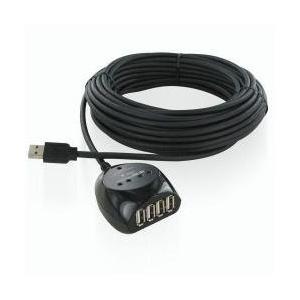 ハイパーツールズ USB2.0アクティブケーブル＆4ポートUSBハブ 30M HUB-286-30M
