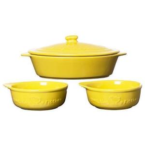 アペックスハート キャセロール スフレカップ セット 磁器製 電子レンジ オーブン可 LO1-D