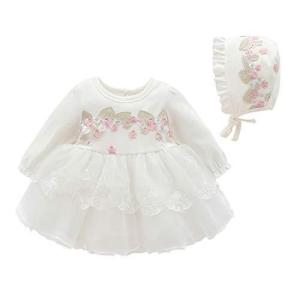Coral Way セレモニードレス ベビー服 新生児パジャマ 出産祝い お宮参り用ベビードレス スウィ