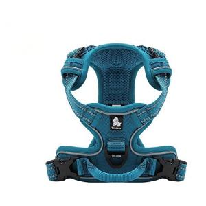 cocomall 犬用ハーネス 犬用胴輪 ドッグ ペット用品 ハーネス 3M反射材料 訓練 ナイロン製 小型犬 中型犬 大型犬に向け 通気性 調節可能  XS, ロイヤルブルー