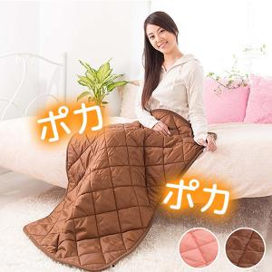 【販売停止】蓄熱足湯気分キルト裏フリースタイプ 足を温めるグッズ ひざ掛け 暖かい あったかグッズ 家 保温 下半身