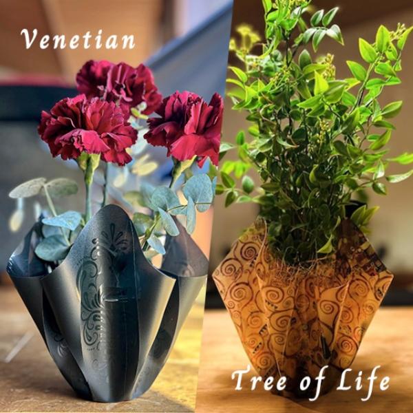 Venetian（ヴェネチアン）/ Tree of Life（ツリー・オブ・ライフ）花瓶　花器　シン...