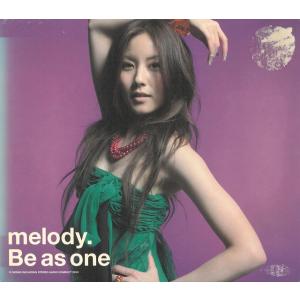 Be as one / melody. 中古・レンタル落ちCD アルバム