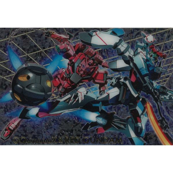 カードウエハース 機動戦士Gundam　ジークアクス　1-24 GQuuuuuuX &amp; 赤いガンダム...
