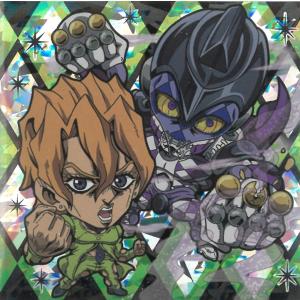 にふぉるめーしょん ジョジョの奇妙な冒険 シールウエハース 黄金の風 Episodio1 JO5-26 パンナコッタ・フーゴ/P・H SR スーパーレア