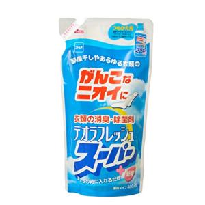 ニトムズ デオラフレッシュ スーパー つめかえ用 強力消臭タイプ 部屋干しのニオイ・消臭・除菌 天然成分 液体 400ml N2040