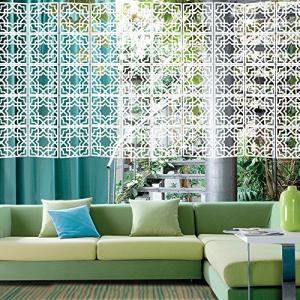 YIZUNNU 12片セット パーテーション 高さ29cm x 幅29cmアジアン 和室/洋室 オフィス 間仕切り 衝立 おしゃれ,はくし