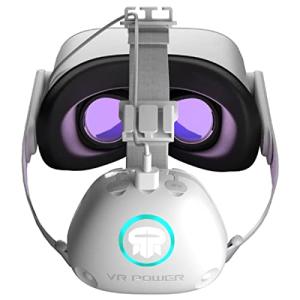 Rebuff Reality VR Power 2 - Oculus Quest 2 と互換性のある VR ヘッドセット バッテリー パック 10,000mAh 拡張 8 時間の再
