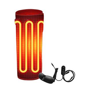 MACOLAUDER ふくらはぎ用サポーター 70℃ 63℃ 56℃の3段階温度調整 電熱 電気 ベルト すねシェイパー 秋冬用 加熱 保温 左右すね