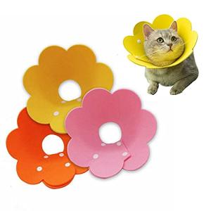 エリザベスカラー 猫 犬 COTOREAL ペット用品 傷口保護 傷舐め防止 引っ掻き防止 避妊 着脱便利 調節可能