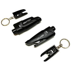 SEMTION 用緊急脱出ハンマー 安全ハンマー キーホルダーを含む 2個セット