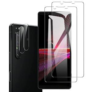 XYIXY for Xperia 1 iii 5G 用のガラスフィルム（２枚入り）＋レンズ保護フィルム