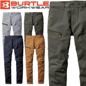 作業服 BURTLE バートル カーゴパンツ ユニセックス  5012 コーデュラクールストレッチデニム 春夏 SS〜3L｜michioshop