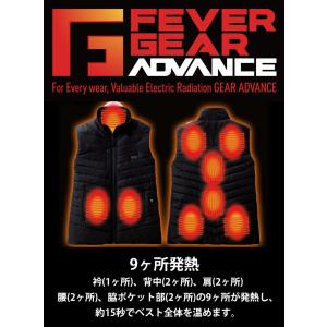 防寒着 電熱ベスト FEVER GEAR FG...の詳細画像1